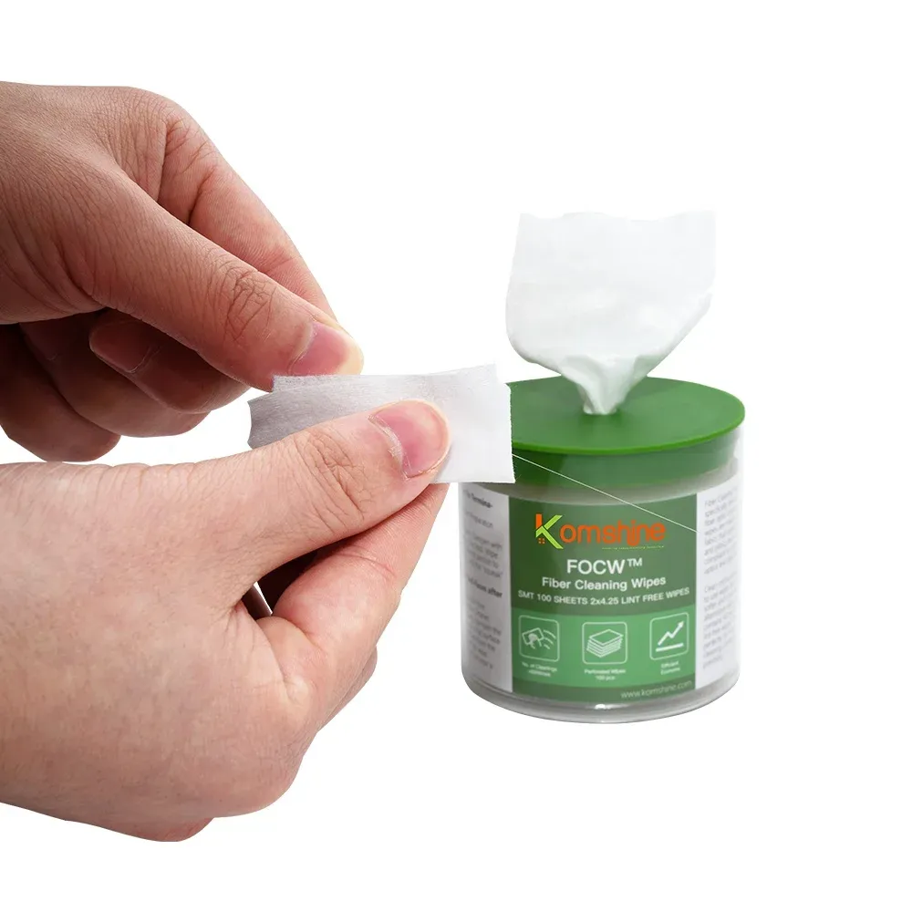 Qingdao APT  Kimtech Fiber Optic Cleaning Stickler Cleaning Fiber Optic  Optical Fiber Cleaning Wipes-boxintelecom