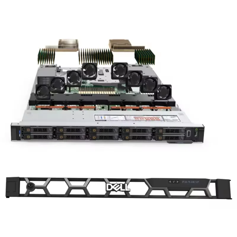 Lower Price Dells Poweredge R650 Second Hand Network Computers Refurbished 1U Rack Used Server 2