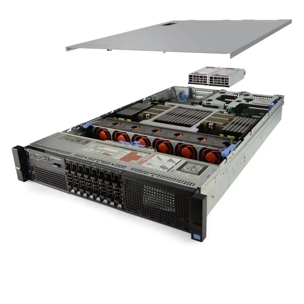 High Quality and Good Price Dell Poweredge R820 2U Rack New or Used Stock Server 5