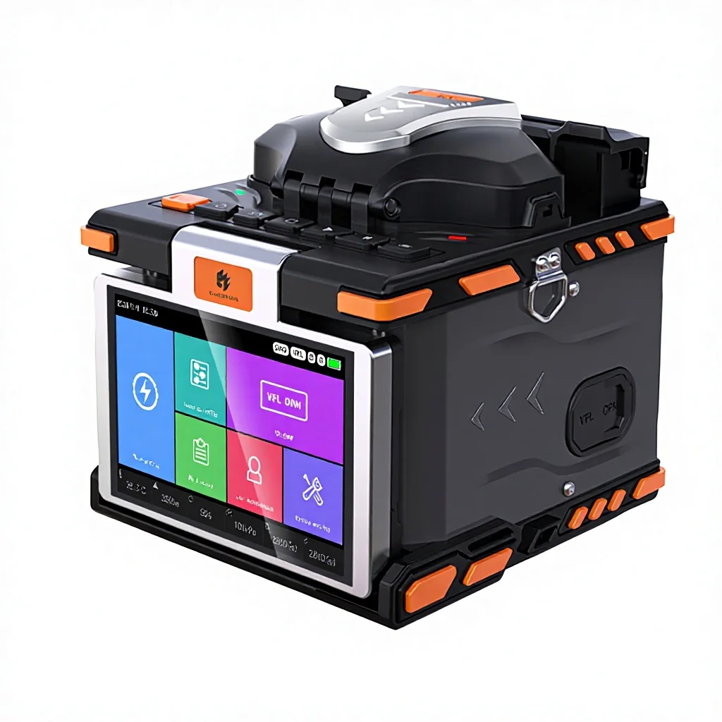 M5 Fiber Optic fusion Splicer Fiber Optic fusion Splicer 6 Motor Fiber Core Alignment Spli