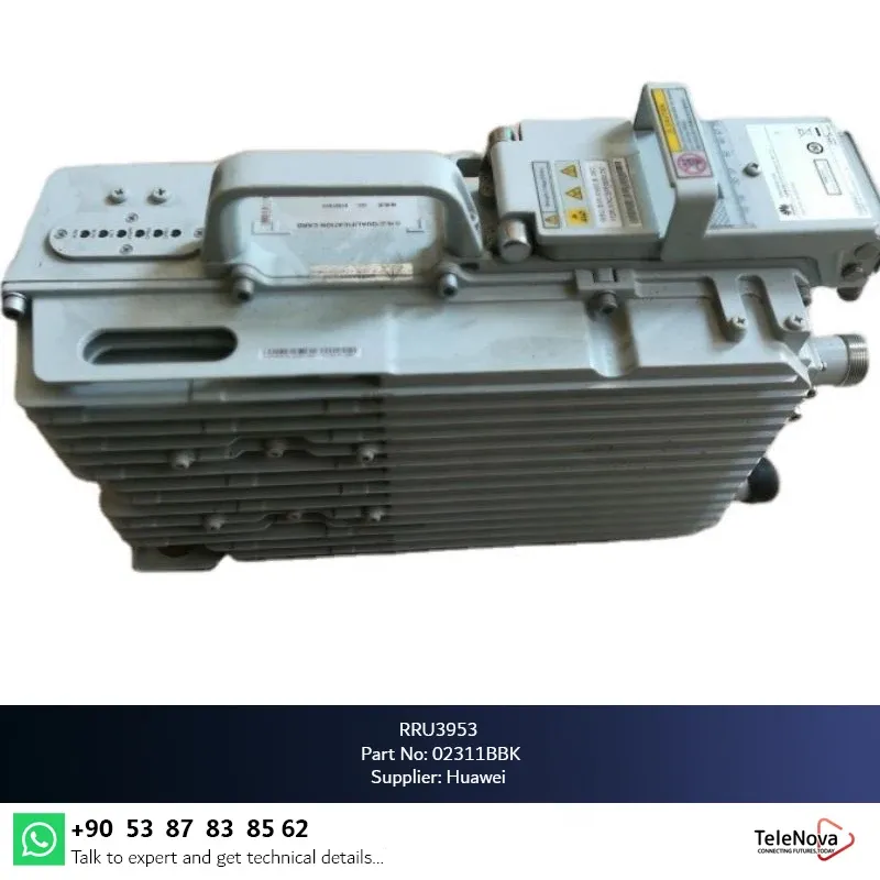 RRU3953 02311BBK 2T4R B8 900MHz 160W Telecom Parts Radio Remote Unit