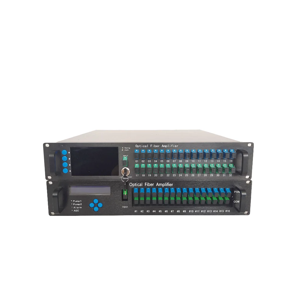 8*22 23 Db 8/16/32/64 Ports CATV Multi Ports High Power Optical Amplifier EDFA/High Out Optical Amplifier with WDM-boxintelecom