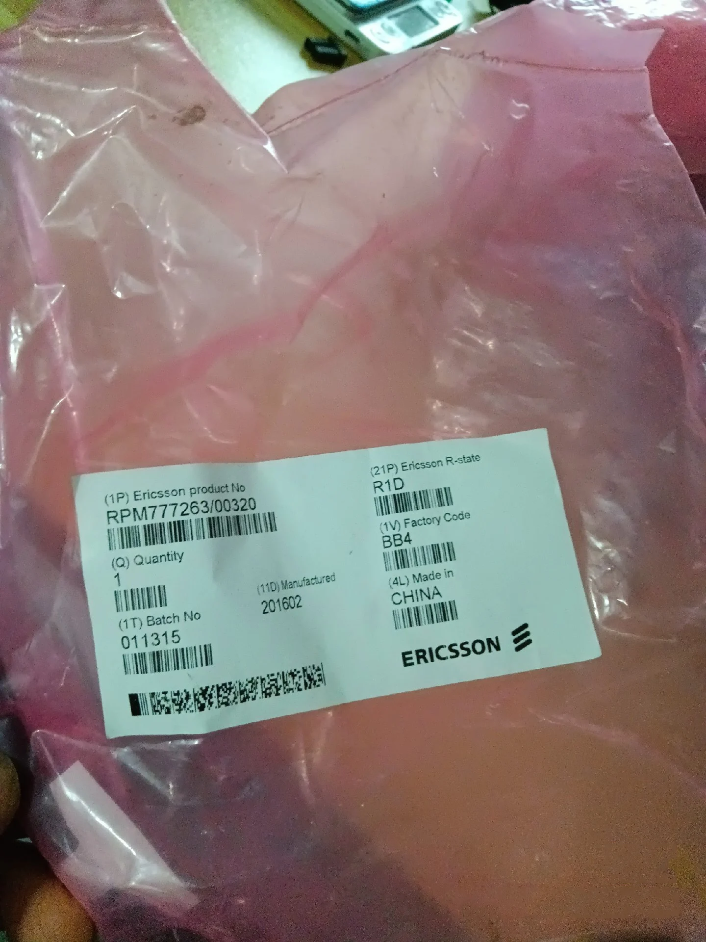 New and Original Telecom Ericson Idl High Speed Signal Cable RPM 777 263/00320-boxintelecom