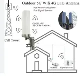 Long Range 698-4800Mhz 8-10dbi  Universal Cellular Signal Booster OEM GSM WIFI LTE 3G 4G 5