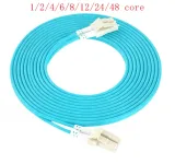 OM3/OM4 10G Multimode Fiber Patch Cable LC-LC/LC-SC/LC-FC/LC-ST Duplex Fiber Optic Jumper 