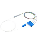 1x4 PLC Optical Fiber Splitter PLC 0.9mm Mini Type 4 Singlemode G657A1 Planar Lightwave Ci