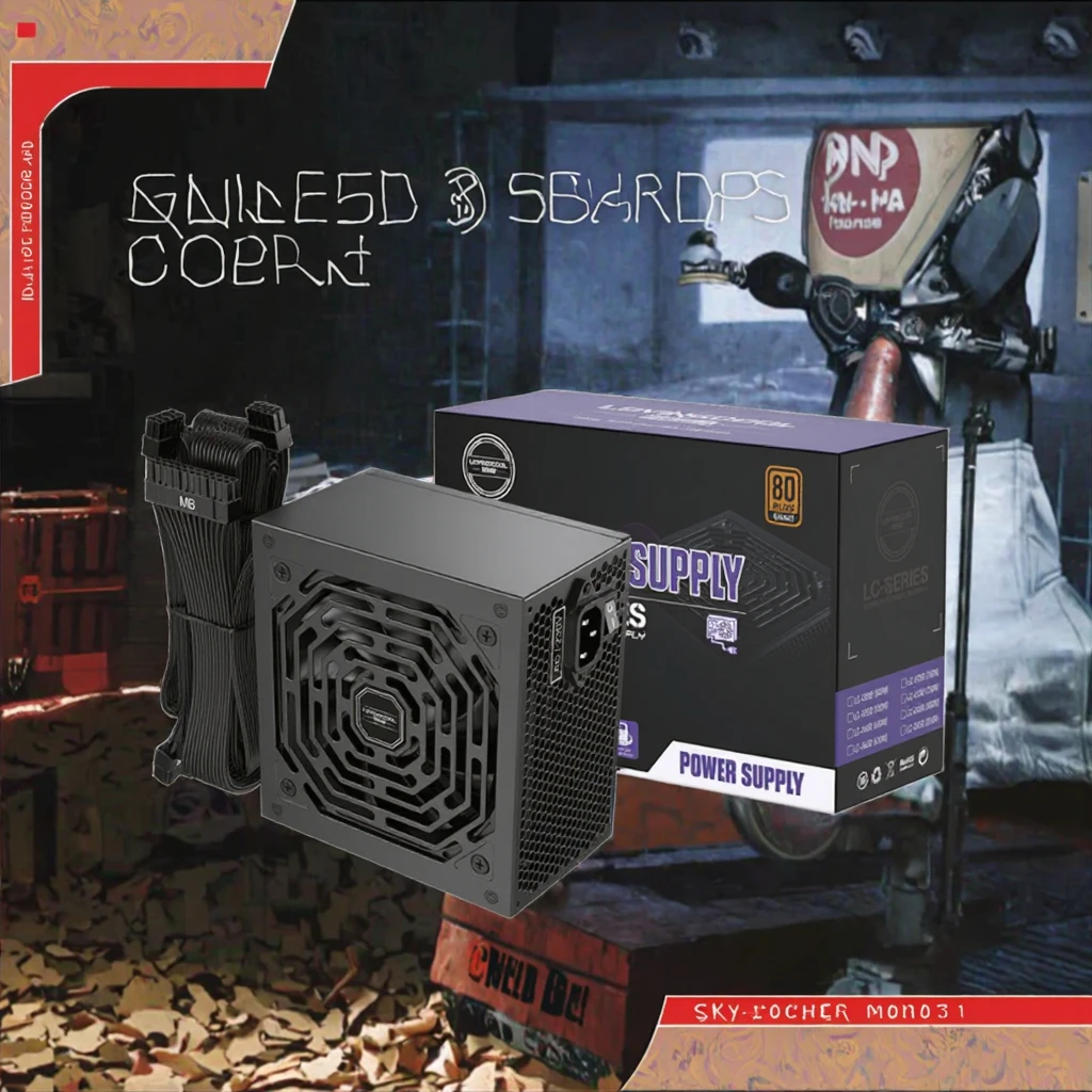 LOVINGCOOL Server ATX PSU Power Supply 701W-800W Custom Black Cooling Fan-boxintelecom