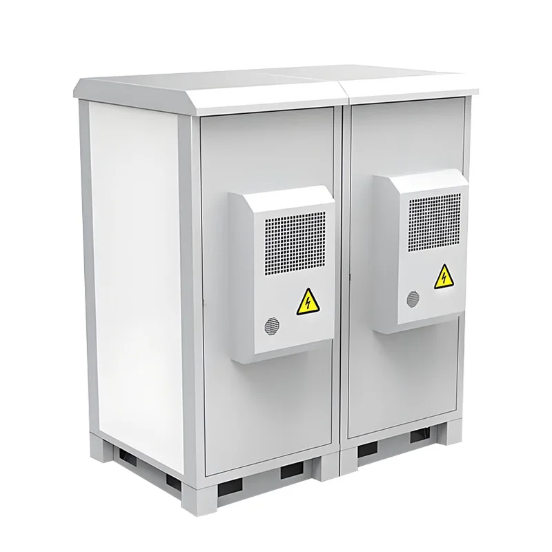 Customized 5G Communication IP65 Steel Cabinet 2.1M Outdoor Integrated Electronic Instrument Housing Double Door Aluminum Alloy-boxintelecom