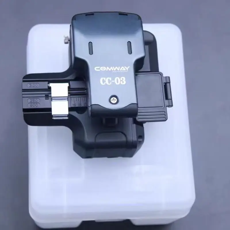 COMWAY CC-03 Precision Fiber Optic Cleaver Convenient One-Step Fusion Splicer with Conveni