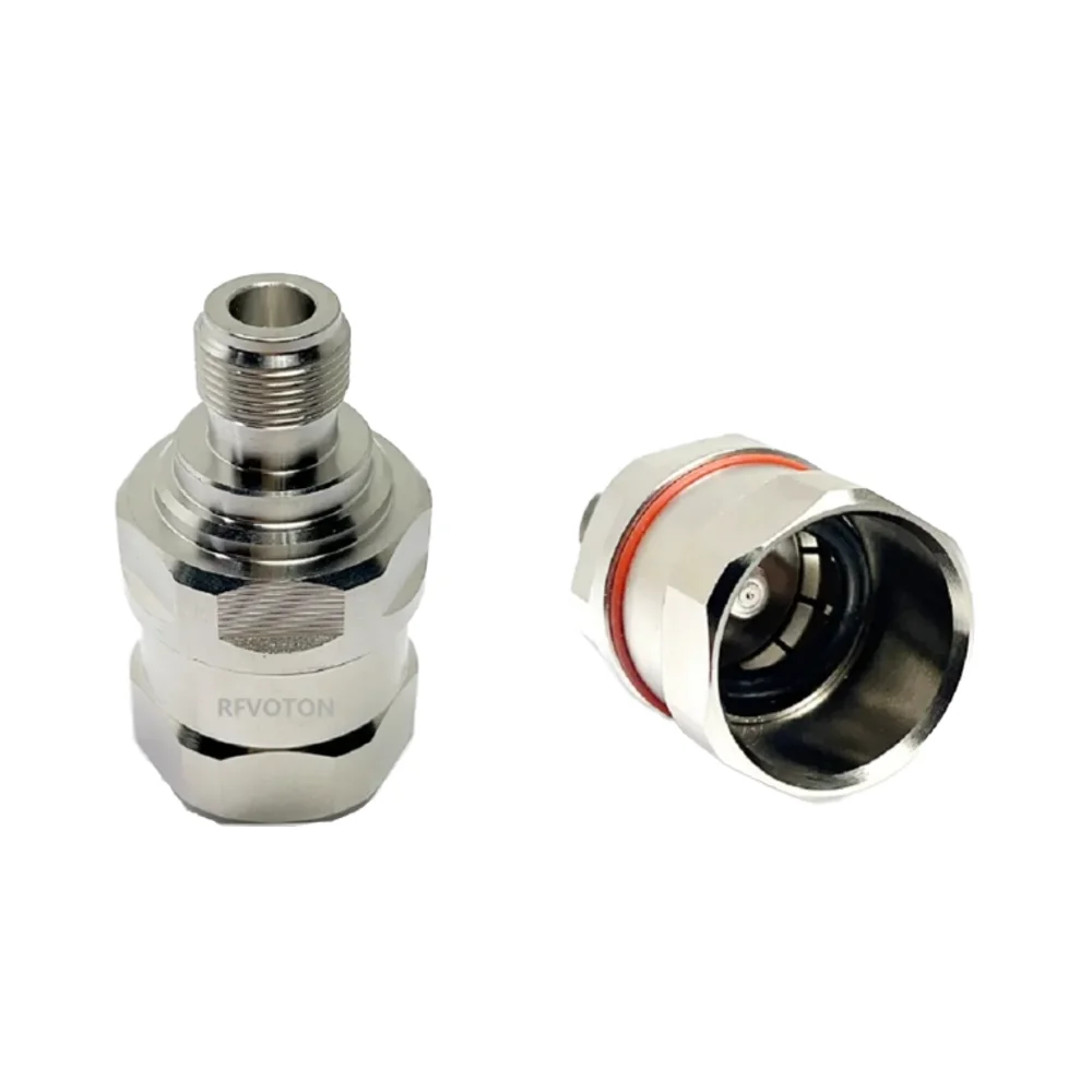 Voton N Male Brass Nickel Socket Connector Clamp 7/8'' Feeder Cable RF Coaxial Wireless Infrastructure Equipment-boxintelecom