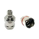 Voton N Male Brass Nickel Socket Connector Clamp 7/8'' Feeder Cable RF Coaxial Wireless In