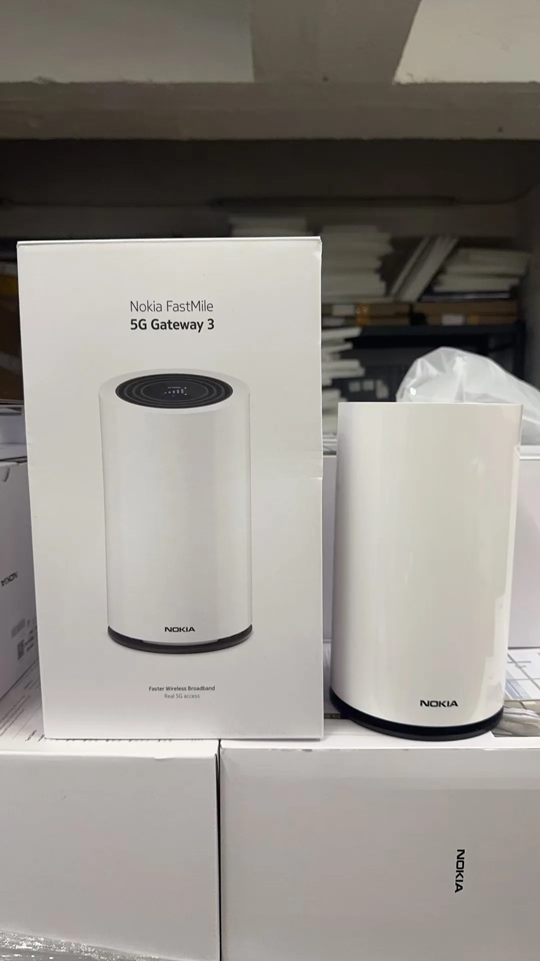 Noki a FastMile 3 Generation 5G Home Gateway 5G-24W-A Router with SIM Card Slot RJ-45 Gige