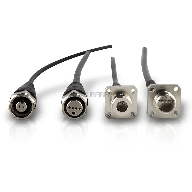 SURFIBER Waterproof AARC 4 Core Outdoor Fiber Optic Connectors Male to Female for OPC ODC