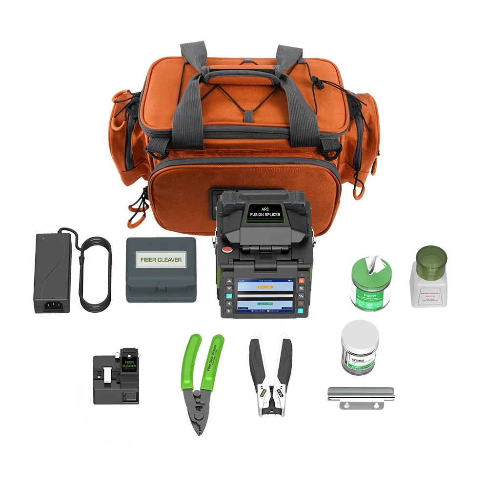 Fusion Splicer Machine EX39 Fusion Machine FTTH Optical Fiber Optic Equipment Cable Patch 