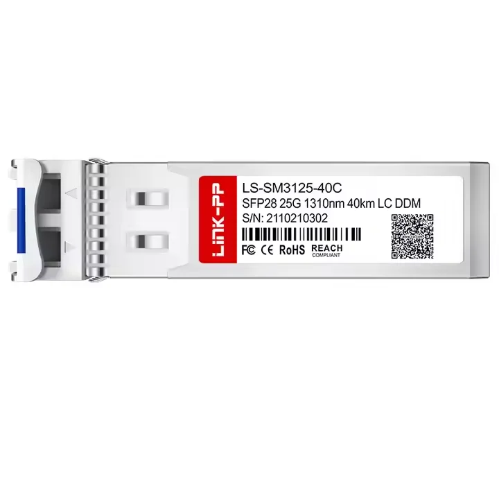 Compatible 25G SFP28 1310nm 40km Industrial Duplex RJ45 Copper SFP Module LS-SM3125-40C 5-