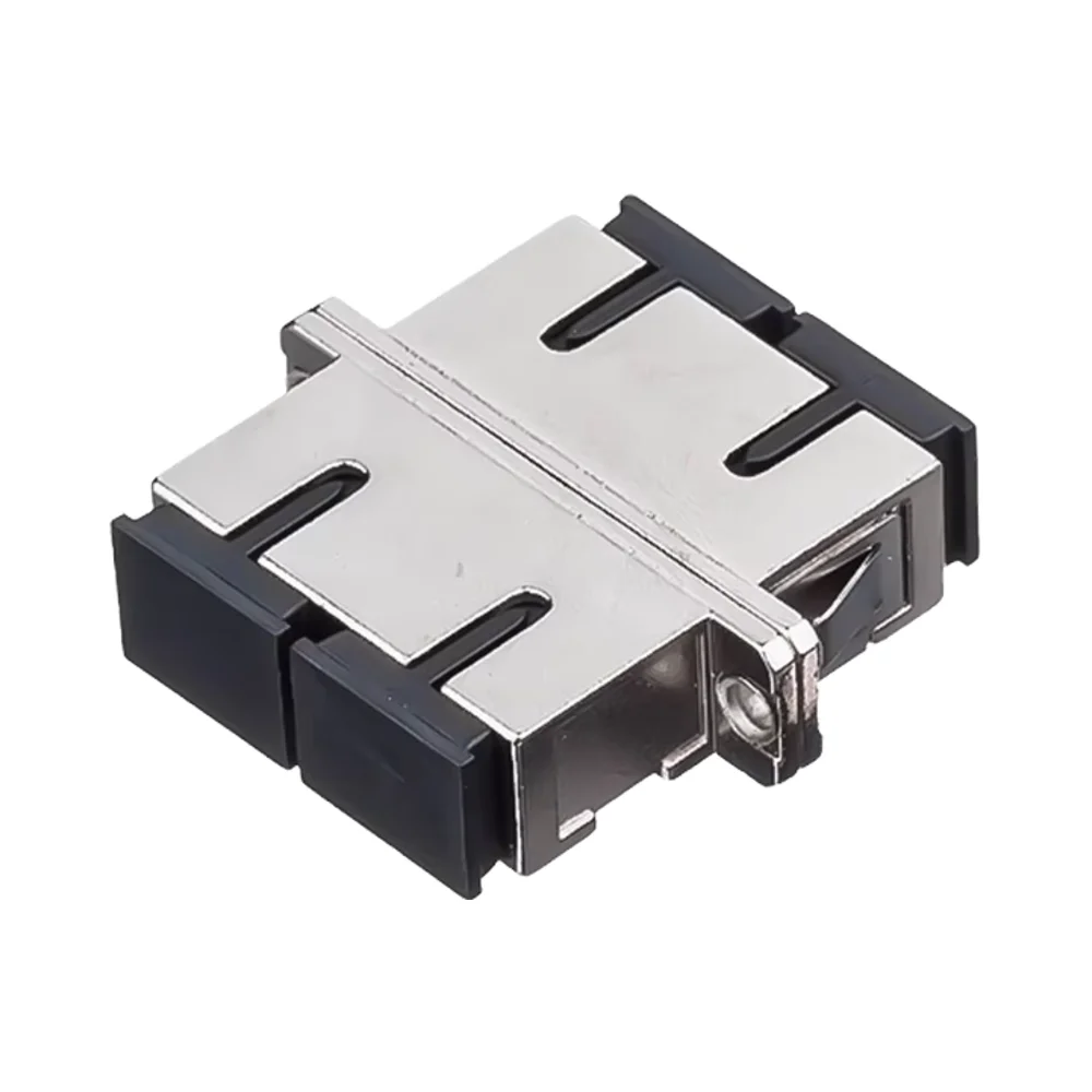 SC Single-Mode Dual Fiber Adapter Carrier-Grade Flange Coupler for FTTH 1U Applications
