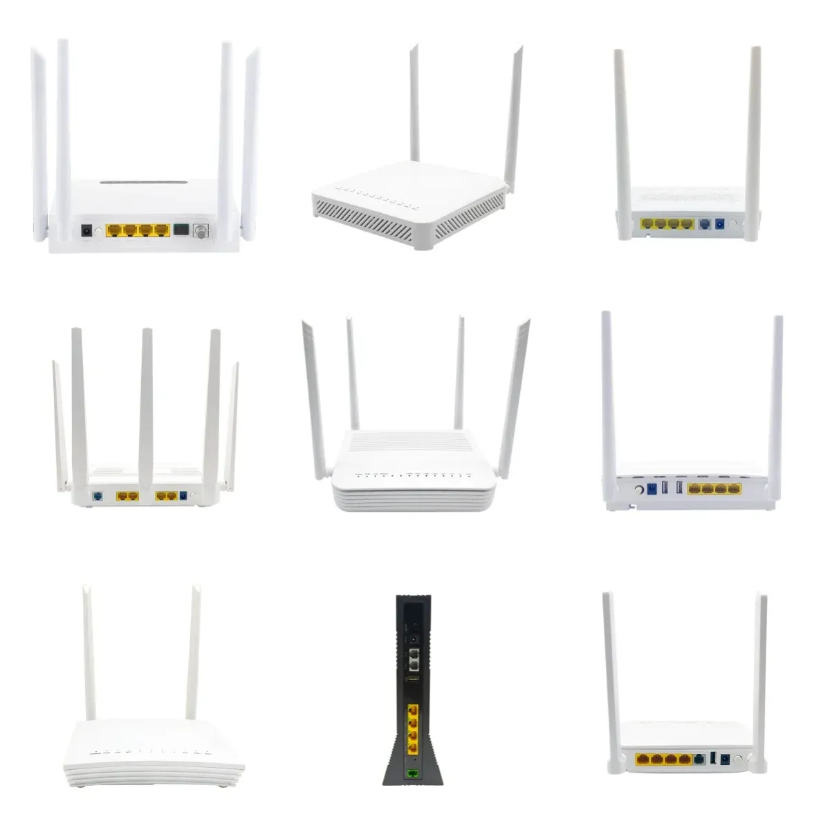 OEM ZC-520 FTTH Fiber ONU Router with 1GE+3FE+1USB+1POTS+WiFi Gpon ONT Modem Router for Optical Fiber Equipment-boxintelecom