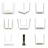 OEM ZC-520 FTTH Fiber ONU Router with 1GE+3FE+1USB+1POTS+WiFi Gpon ONT Modem Router for Op