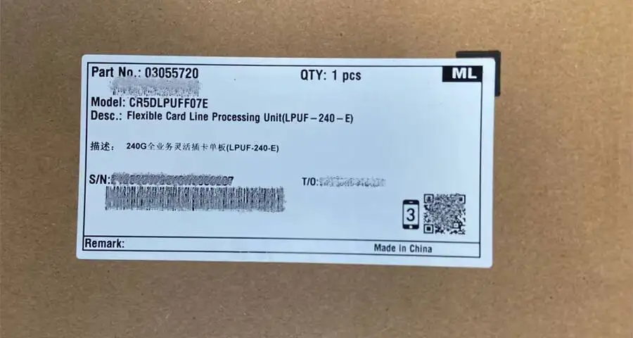 In Stock NE40E LPUF-240 03055720 Flexible Card Line Processing UnitLPUF-240-E CR5DLPUFF07E 0