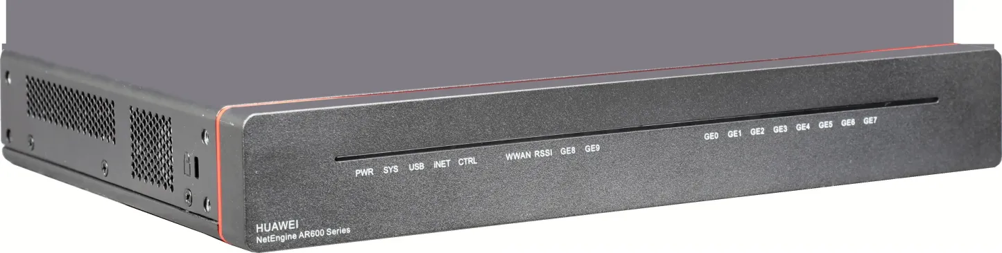 Huawei NetEngine AR650 Serieswith 2*GE combo WAN and 8*GE LAN Enterprise Routers AR651