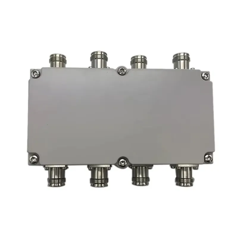 RF High Isolation 4 in 4 Out Hybrid  Combiner 698-3800MHz with 4.3-10 Female Type IBS, BTS