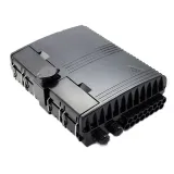 FTTH 16 Cores Black Splitter Distribution Box IP65 Waterproof Indoor/Outdoor Fiber Optic T