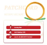 Optical Fiber Patch Cord for FTTH 4G Network SC/UPC-SC/UPC SM DX G652D G657A1 G657A 2.0mm/