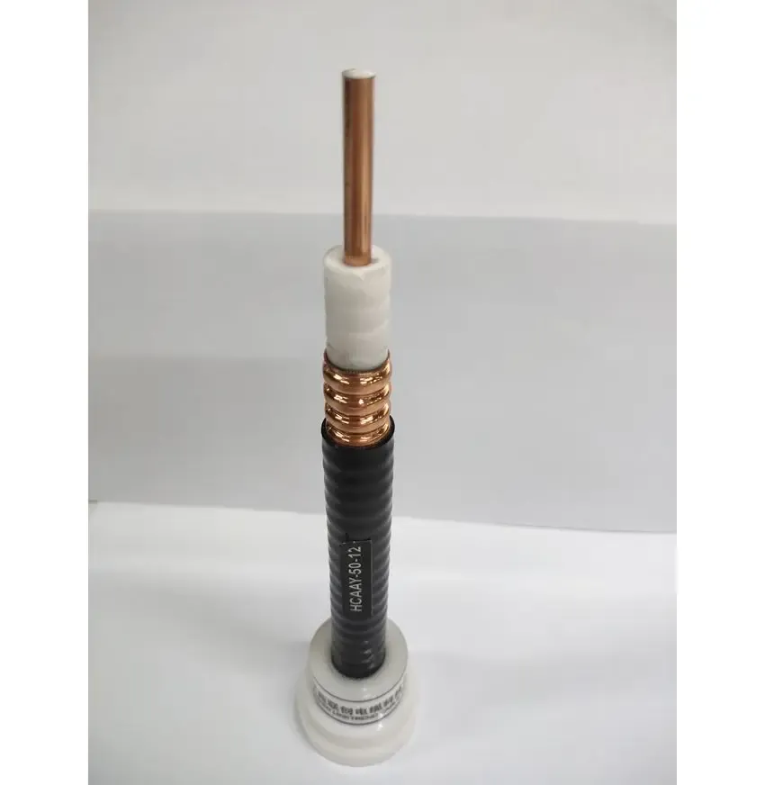 Copper 50Ohm Corrugated Tube RF Feeder 1/2\" Coaxial Cable with PVC/PE Jacket Low Loss 1/2\" Coaxial Cable-boxintelecom