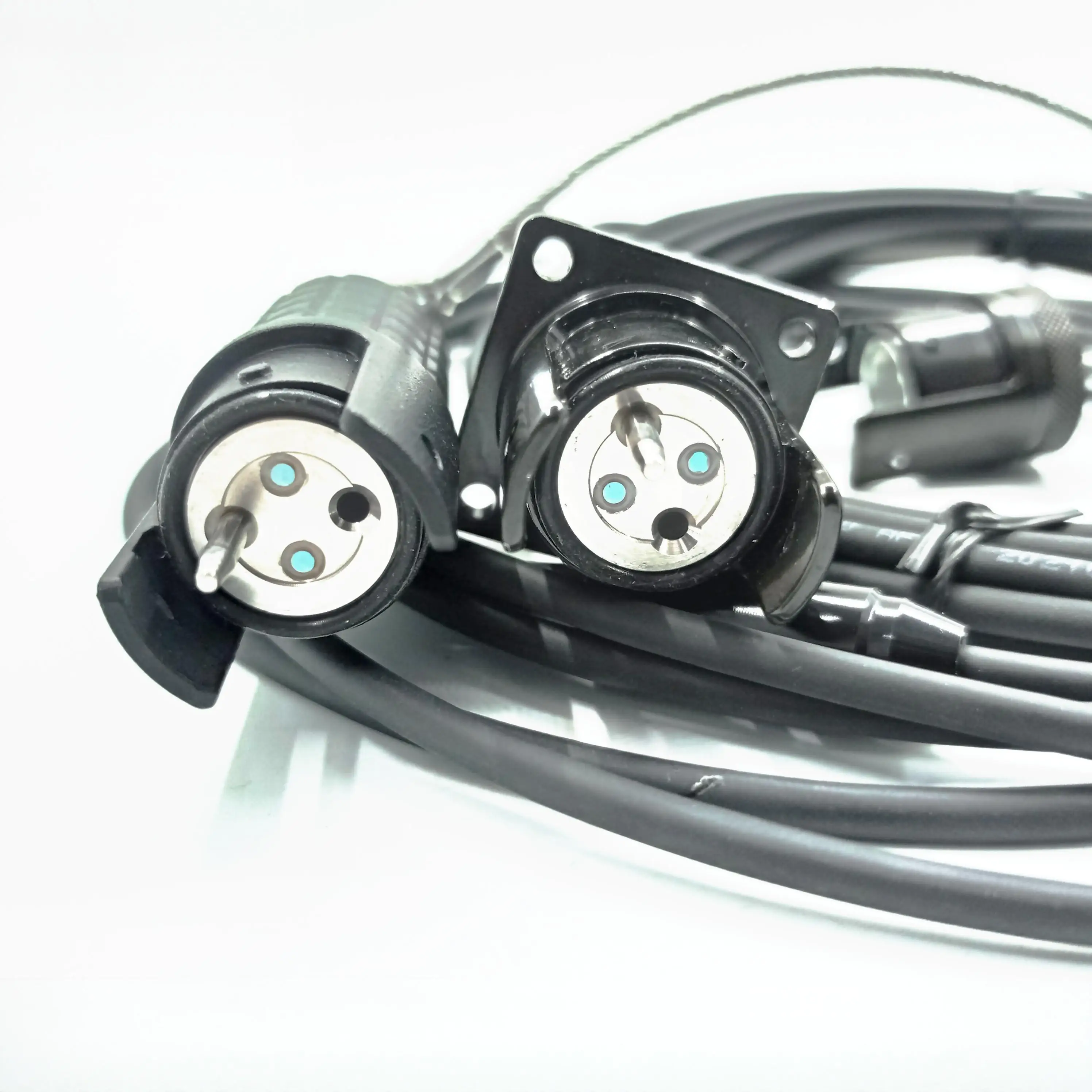 YZE Series Expanded Beam Fiber Optic Connector GZT-013| Rugged Outdoor Low-Loss Waterproof
