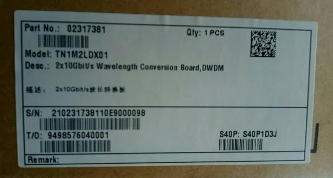 OSN8800 TN12LDX01 TN12LDX02 TN12LDX LDX 2 x 10 Gbit/s wavelength conversion unit 2