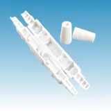 FTTH Inline Fiber Splice Protection Box ABS Snap-on 1-Core Joint Protector for Drop Cable/