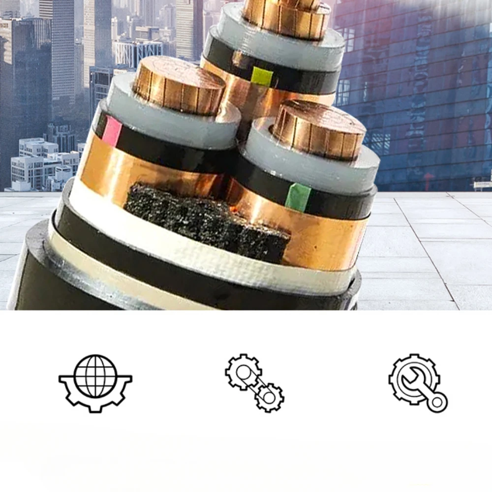 Jiangnan Cable Yjv Copper Core Medium Voltage High Voltage Cable National Standard 1 Core 3 Core 35 50 70 95 120 150 18-boxintelecom