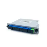 ftth 1:8 Ports Fiber Optical 1*8 Plc Cassette Splitters fiber optic plc splitter cassette 