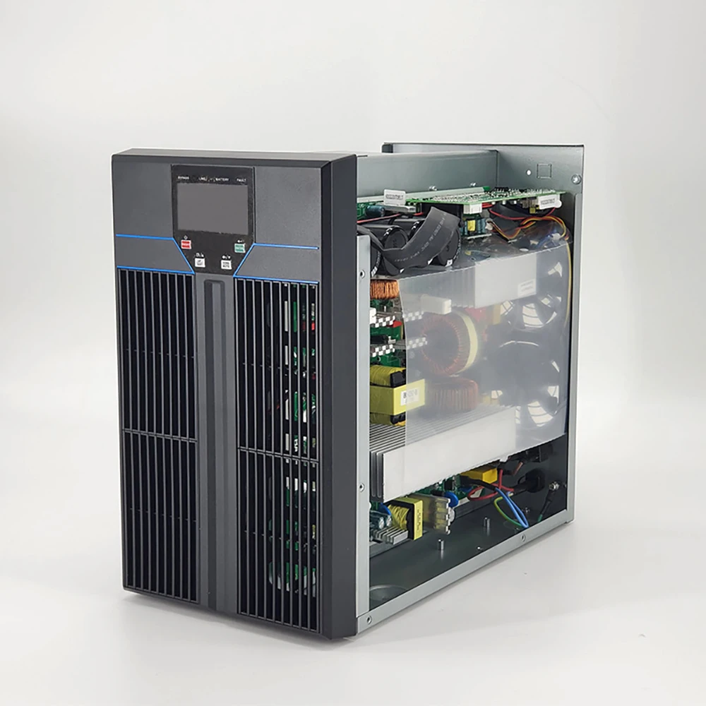 High Quality Pure Sine Wave 2KVA 5KVA Online Uninterrupted Power Supply UPS With Battery Inside-boxintelecom