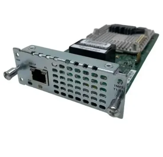 NIM-1MFT-T1/E1   NIM-2MFT-T1/E1  NIM-4MFT-T1/E1  NIM-8MFT-T1/E1   1 Port Multi-flex Trunk Voice/Clear-channel Data T1/E1 Module-boxintelecom