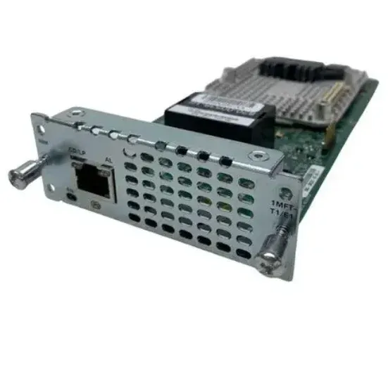 NIM-1MFT-T1/E1   NIM-2MFT-T1/E1  NIM-4MFT-T1/E1  NIM-8MFT-T1/E1   1 Port Multi-flex Trunk Voice/Clear-channel Data T1/E1 Module-boxintelecom