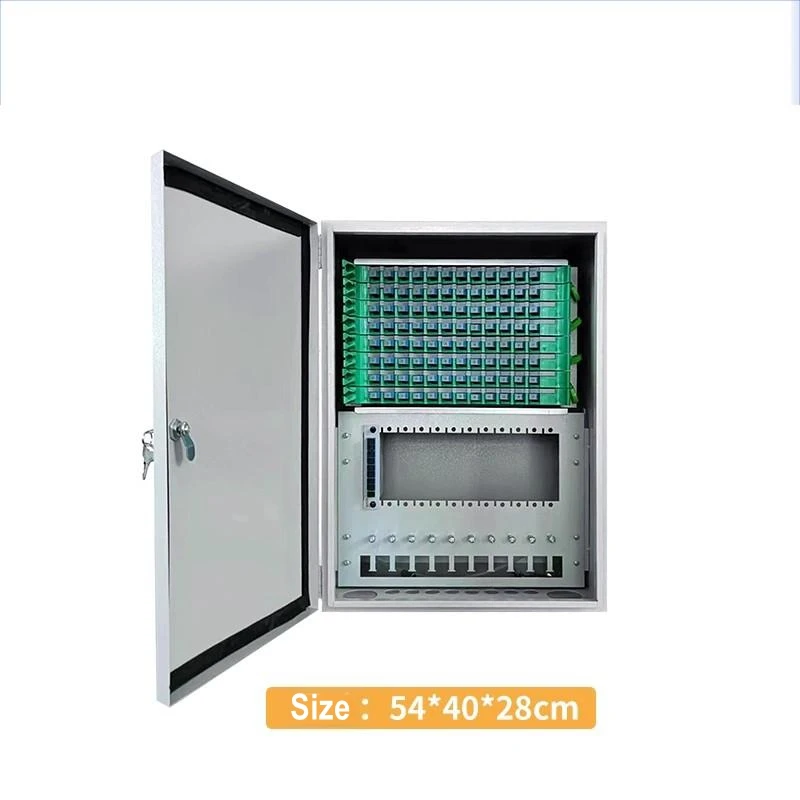 96 Core Outdoor Fiber Optic Distribution Cabinet IP65 Waterproof for FTTH Network SURFIBER