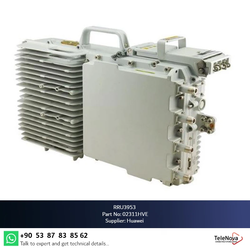 RRU3953 02311HVE 2T4R B8 Telecom Parts Radio Remote Unit