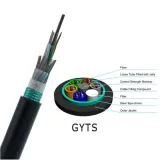 Fiber Optical Cable 1 / 2 / 4 / 6 / 8 / 12 / 16 / 24 Core Single Mode Outdoor Armoured GYX
