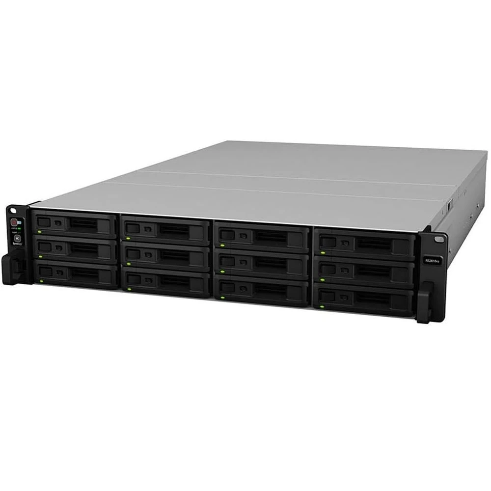High-Speed Scalable Synology 12bay RackStation RS3618xs Diskless NAS Server Storage
