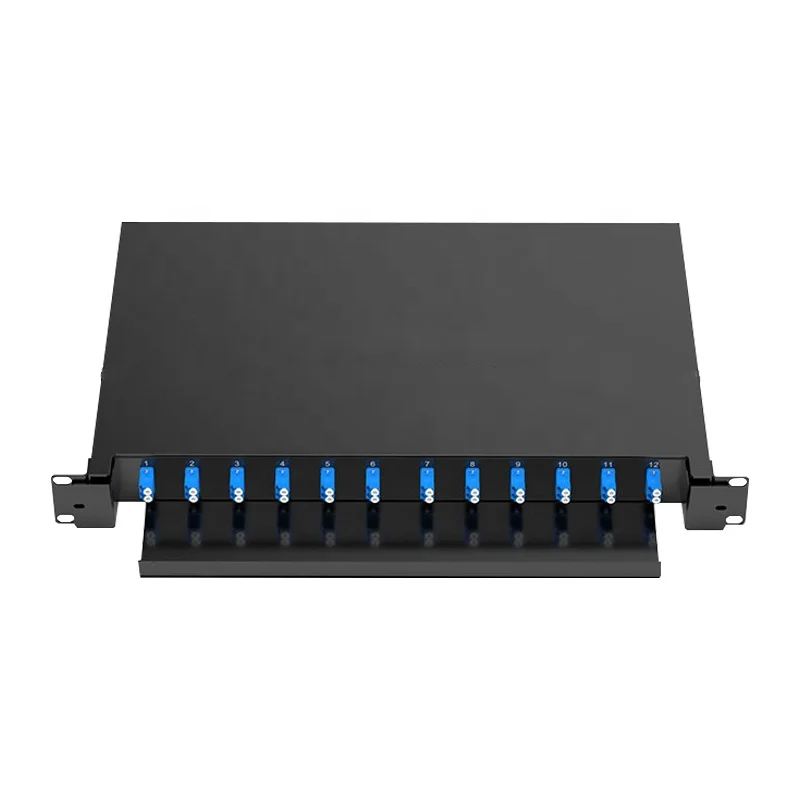 PULL-OUT 1U case Optical Fiber Terminal Box Fusion Junction Box-boxintelecom