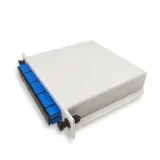Cassette Type FTTH 1*8 Fiber PLC Splitter Lgx Splitter Cassette Box Lgx Type Sc/Upc 1X8 PL