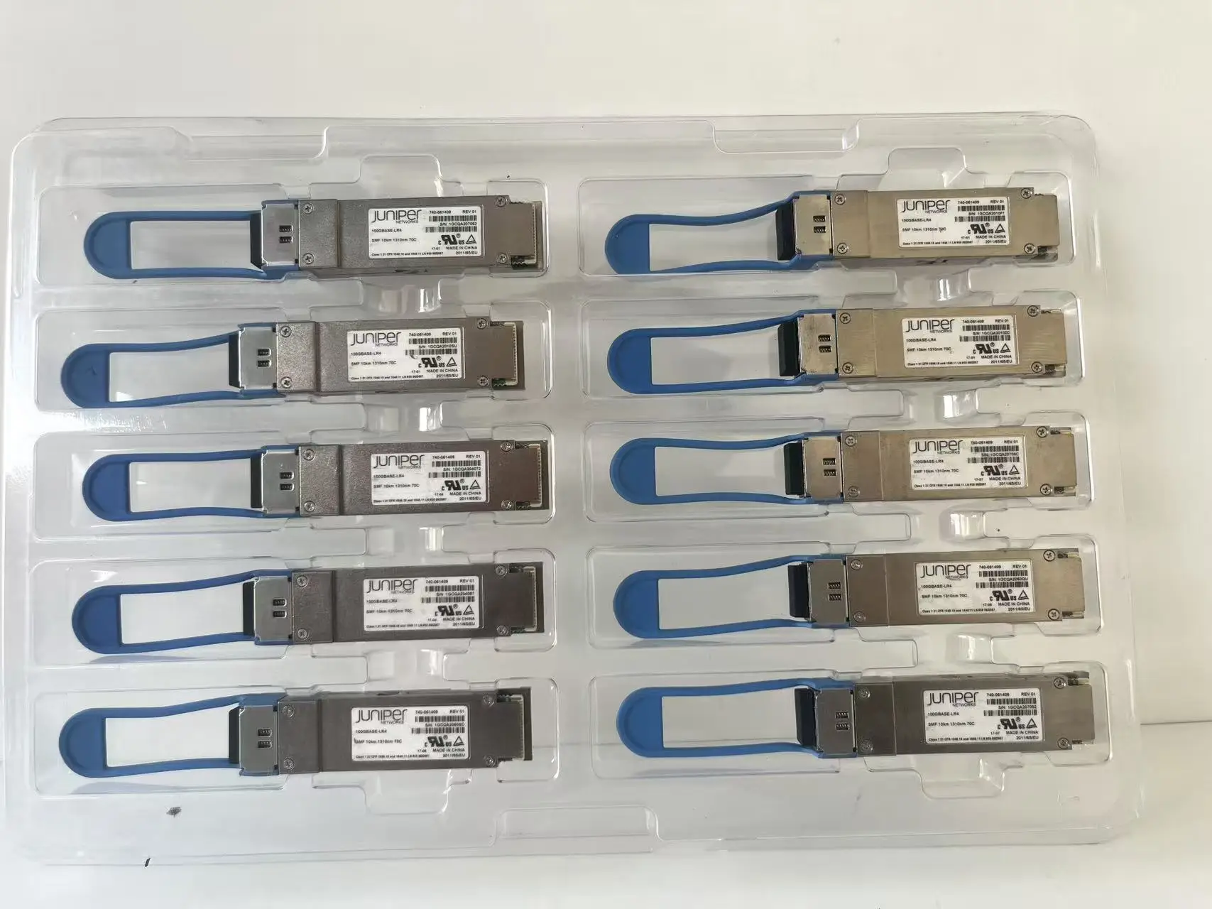 Juniper QSFP-100G-LR4-S QSFP28 100GBASE LR4 Transceiver LC Connector 10km SMF Fiber Ethernet Module 1 Year Warranty-boxintelecom