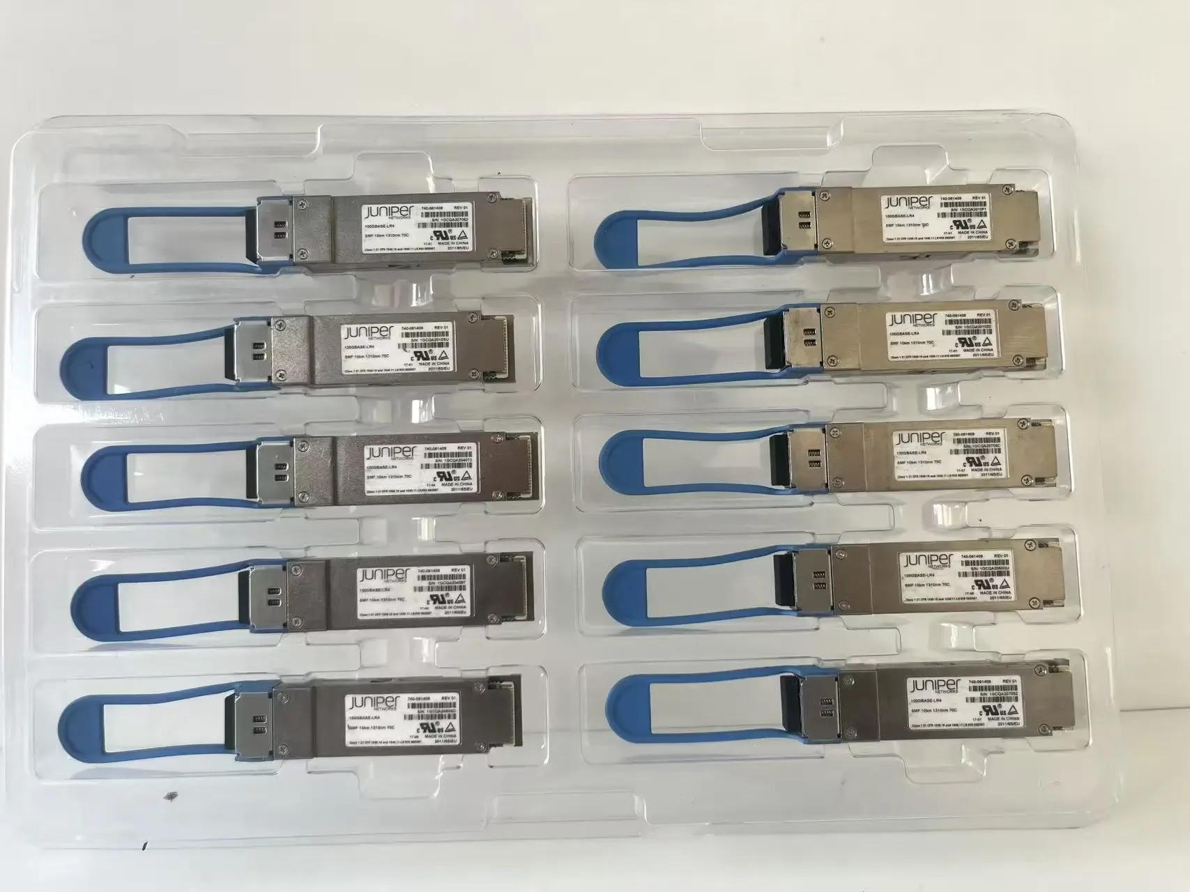 Juniper QSFP-100G-LR4-S QSFP28 100GBASE LR4 Transceiver LC Connector 10km SMF Fiber Ethernet Module 1 Year Warranty-boxintelecom