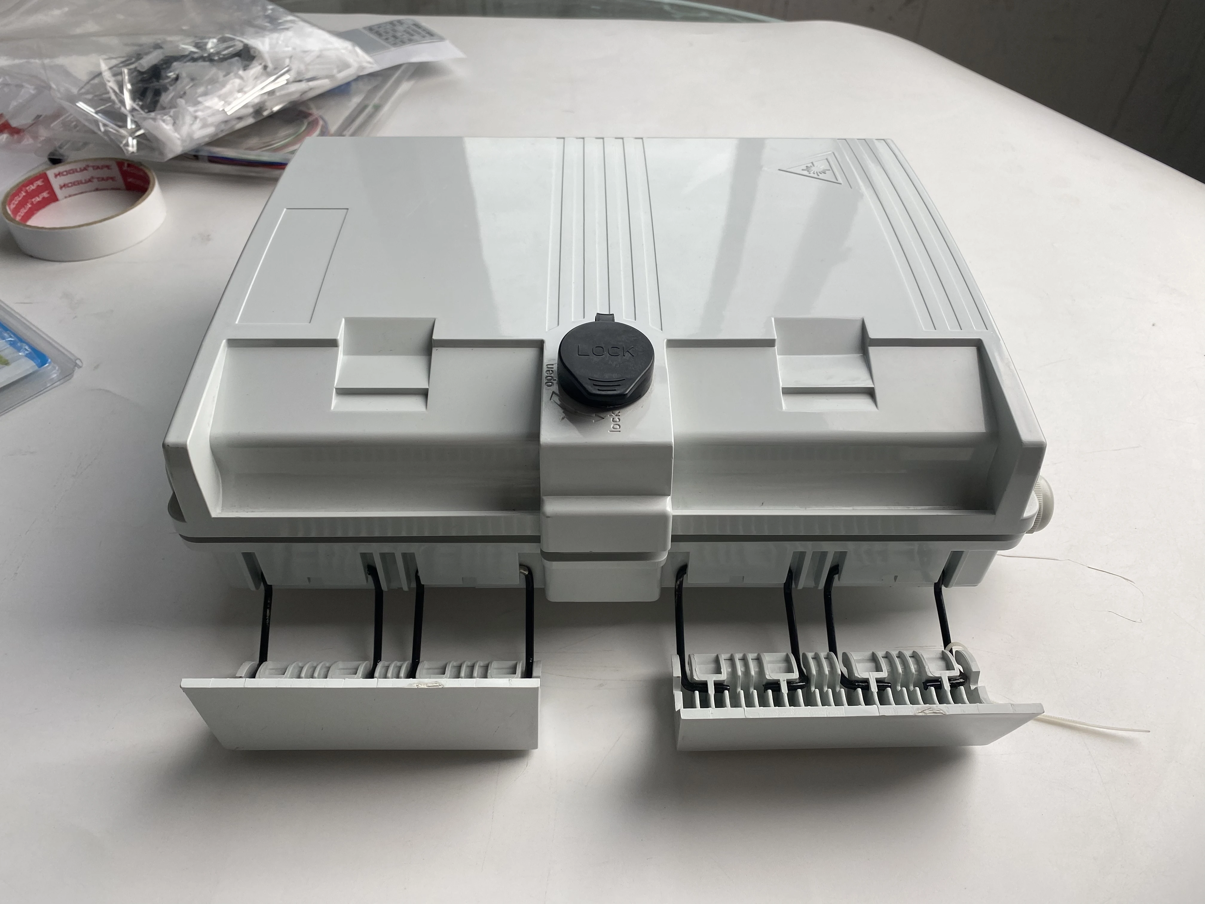 1*16 Plc Splitter Cto Ftth Indoor Box Nap Plc Splitter 16 Cores Ftth Fiber Optic Termination Box Fat Box 1x16 Ftth Box-boxintelecom