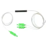 0.9mm PLC Splitter 1x2 2 Way Fiber Optic Splitter with SC APC Connector