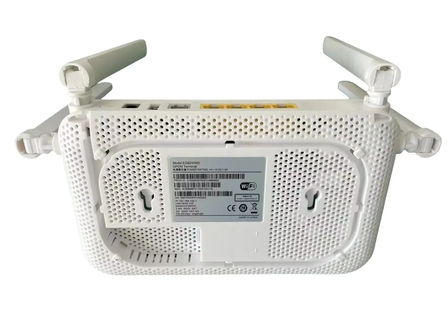 FTTH GPON XPON EG8145V5/EG8245W5/EG8546V5 4GE+2.4G/5G Ipone Fiber Optic Equipment ONU Ipon Hipone 8 Plus 4g Noip Router 300mbps-boxintelecom