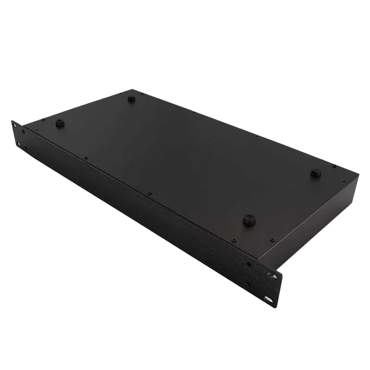 Customized Sheet Metal Fabrication Design IP54 Rated Powder Coated Chassis Standard PC 19 Inch 1U Rack Mount Servers Case-boxintelecom