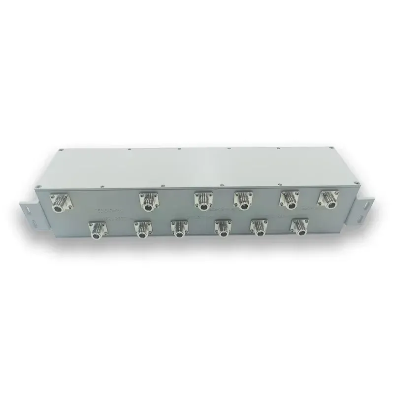 Mulitcoupler Filter 700MHz 800MHz 1800MHz 2100MHz 2600MHz 6 in 6 Out Rf Cavity Bandpass Fi