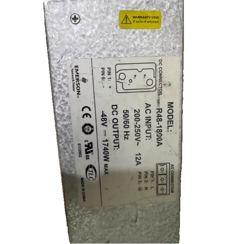 Emerson Rectifier Module Power Supply R48-1800A-High Quality 12-Month Warranty for Base Stations Wireless Coverage-boxintelecom